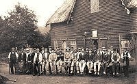 c1905 Estate Workers at Cobbs Wood Sawmill